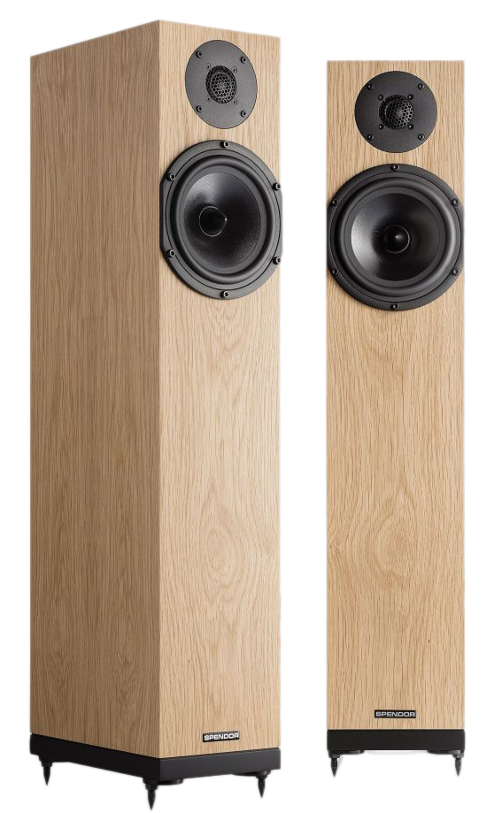 Spendor-A4-Natural-Oak speakers